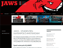 Tablet Screenshot of jawswaterpolo.nl